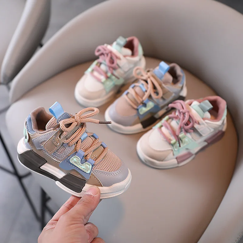 

2022 Baby Sneakers Spring Autumn Kids Sports Shoes for Boys Girls Running Shoes Toddler Footwear Outdoor Casual Shoes Size 21-30