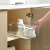 Pullout Organizers For Kitchen Bedroom Kitchen Tools Drawer Basket Pull Rail Storage Rack Track Retractable Durable White Slides 1