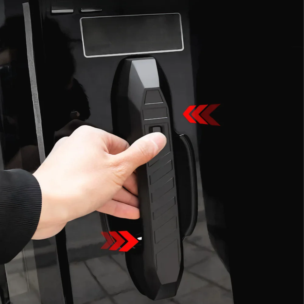 Adesivi Protettivi Esterni per Maniglie Auto 4 Pezzi in Fibra di Carbonio per Chery Jetour Traveller T2 2023 2024 - immagine 2