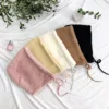 Fleece Fake Hooded Collars Hat For Sweater Pullover Jacket Outwear Winter Flecce Detachable Hooded Fake Collar Cap Drawstring 6