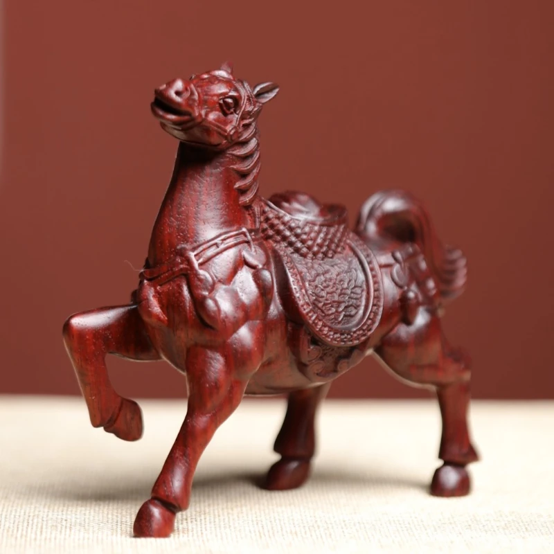

Small leaf rosewood carving immediately have money to set up a handlebar piece of home Chinese decorative arts and crafts