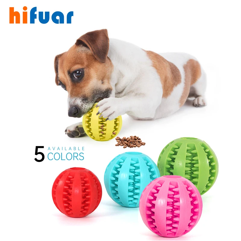 Licht Schnee Hundespielzeug, Ball, Gummi Hundefutter Ball, Hund Zahn Reinigung Spielzeug Ball, Interaktive Spielzeuge für Hunde S-Durchmesser:5CM light snow