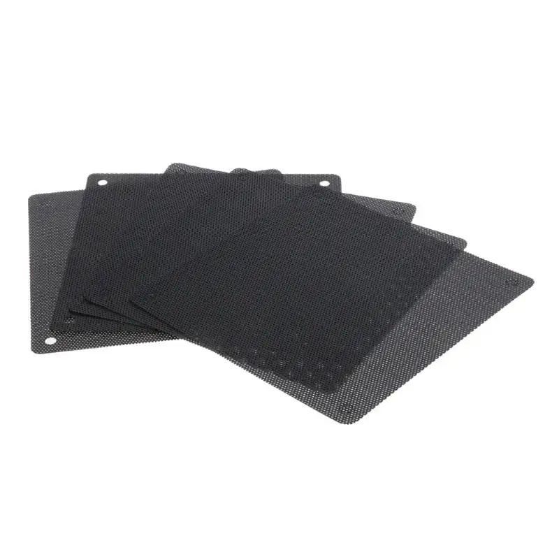 

Computer Mesh PVC Case Fan Dust Filter Dustproof Cover Chassis Dust Cover 5Pc