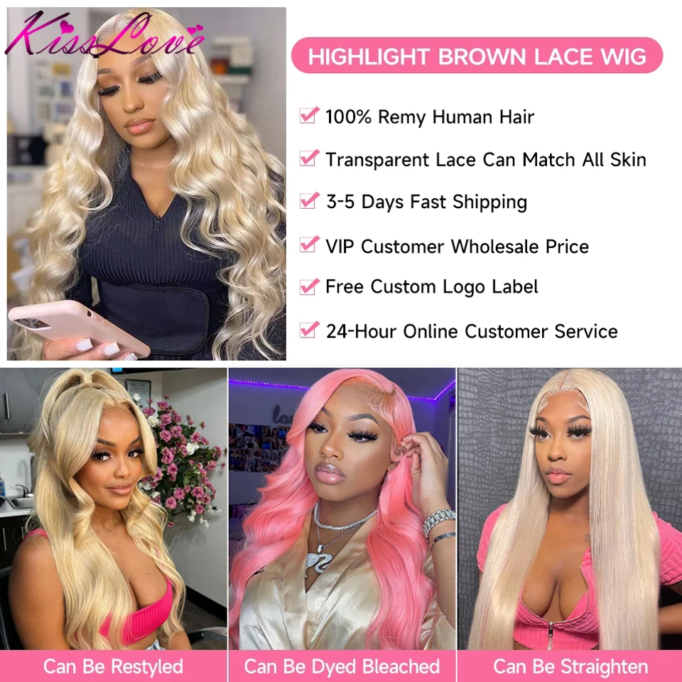 Blonde Buy Lace Wigs Online Human Hair Full Lace Wigs Blonde Online