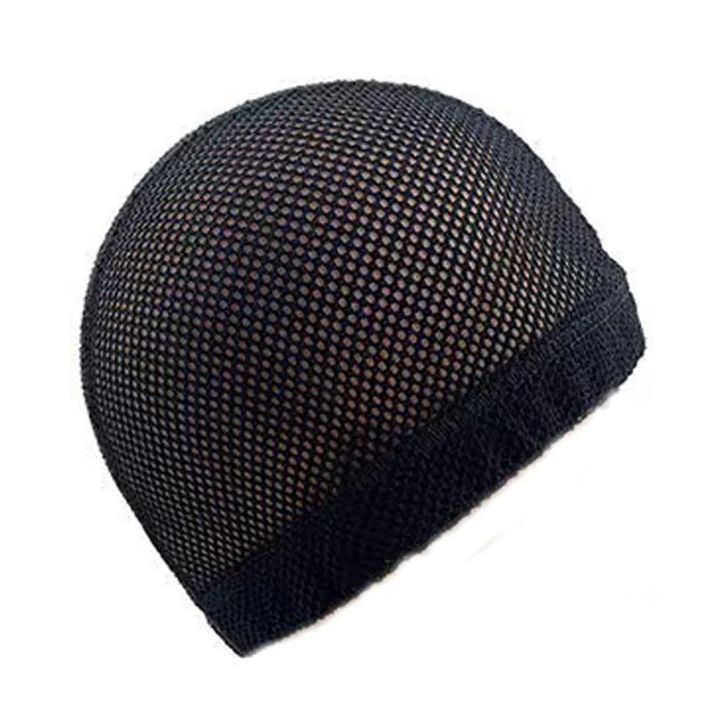 Wig Caps Hair Nets 1PC Big Hole Mesh Dome with Elastic Band for Making Wigs
