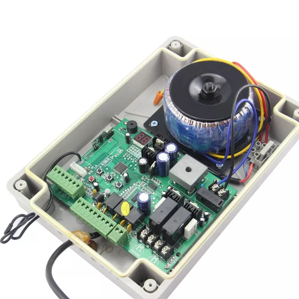 Output DC12V 24V Swing Gate Control Board Connect Backup Battery or Solar System with Remote Control Amount Optional
