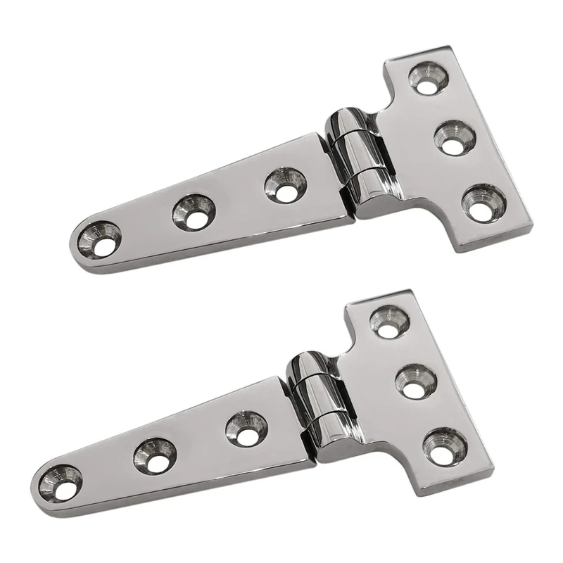 2 PCS Heavy Duty T Hinge 316 Stainless Steel Marine Grade Casting Hinge Door Hatch Boat stainless steel hinges door hinges