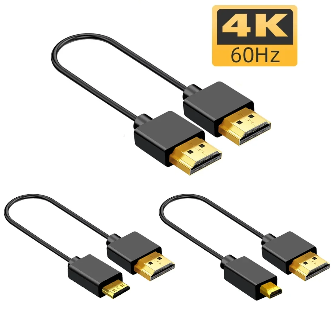 Portable Slim Light HD2.0 Cable 4K@60Hz 19 + 1Core Mini-HD/Micro-HD OD3.2mm Ultra-thin Cord For PC PS4 Camera Tablet HDTV Monitor hdmi adapter cable hdmi cable hdtv adapter cable hdtv cable 4k converter cable hdmi adapter dp to hdmi adapter displayport to hdmi adapter hdmi to vga converter wii to hdmi converter hdmi to dvi adapter usb c to hdmi cable typec to hdmi cable dp to dvi adapter cable usb adapter cable