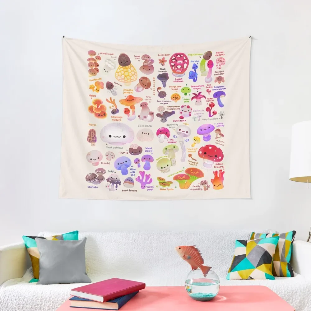 

Mushroom - light Tapestry Korean Room Decor Bedrooms Decorations Tapestry