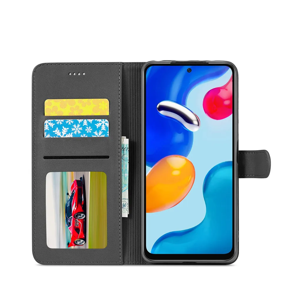 Leather flip cover phone case for Redmi Note 11 12 13 10 5G 13 4G 11 12 Pro 5G 11S 10s 9s 9