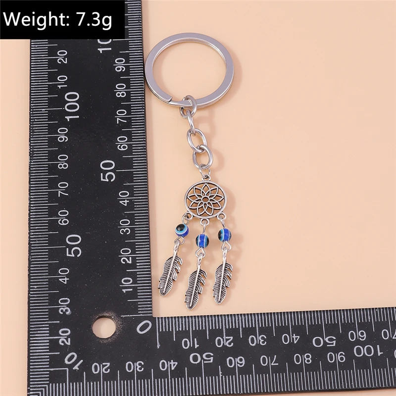 Böhmische türkische glückliche böse Blick Schlüssel bund Hamsa Hand Schlüssel ringe für Männer Frauen Schlüssel halter Tasche Anhänger Charms Schmuck Zubehör – Detail 8