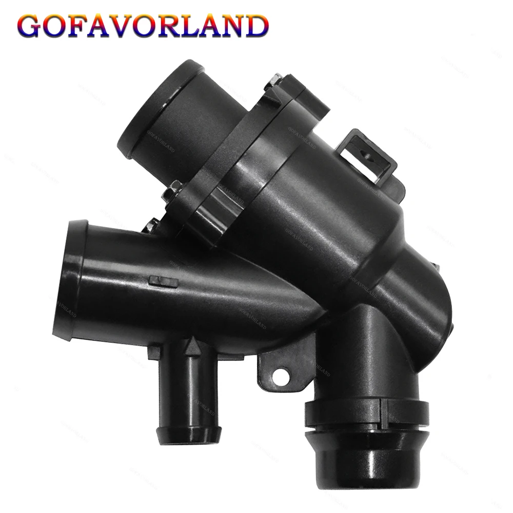 

LR023429 LR010799 LR029143 Black Engine Thermostat Housing Plastic For Land Rover Discovery 4 Range Rover Sport 2010-2013