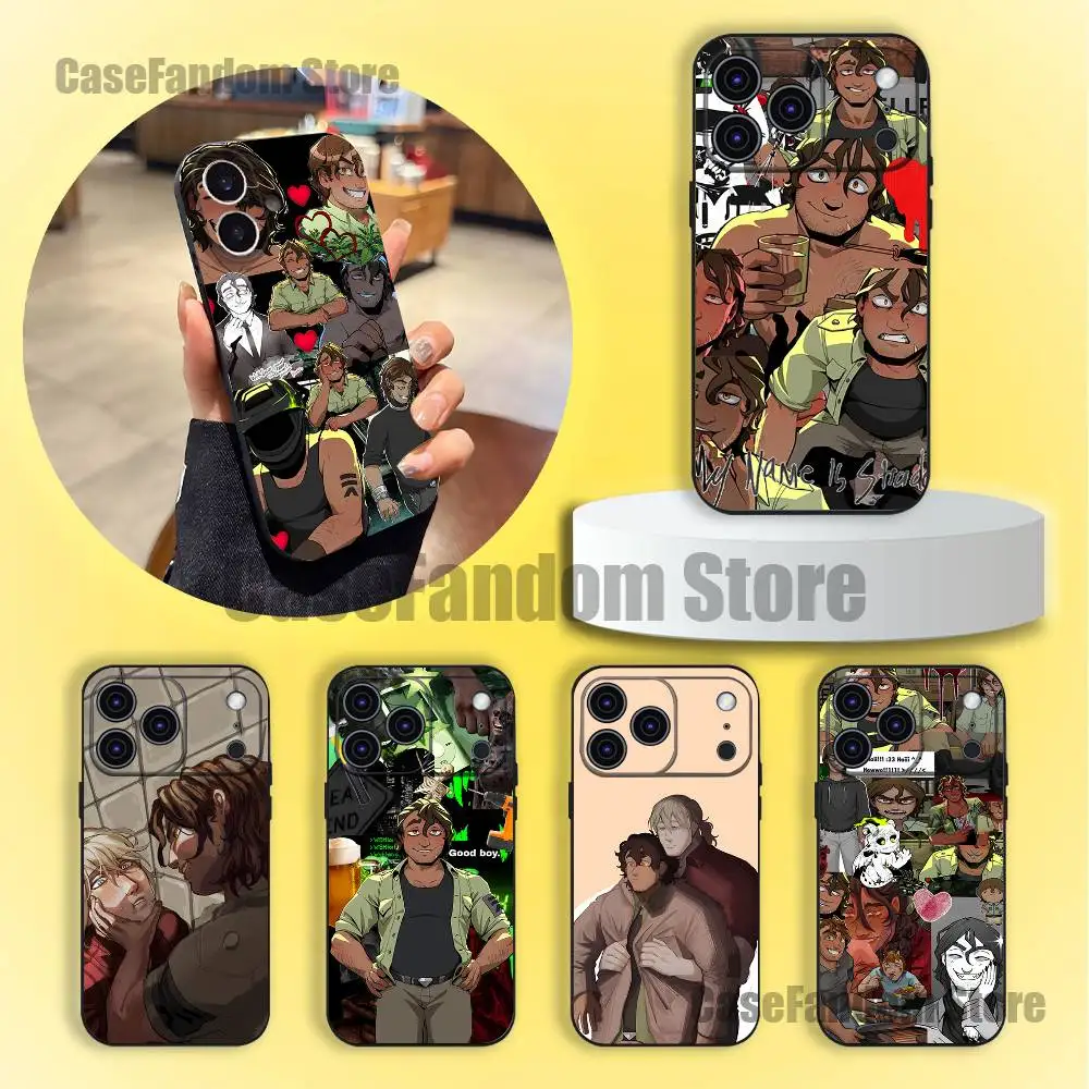 B-Boyfriend to Death Strade Black Soft Cover Phone Case