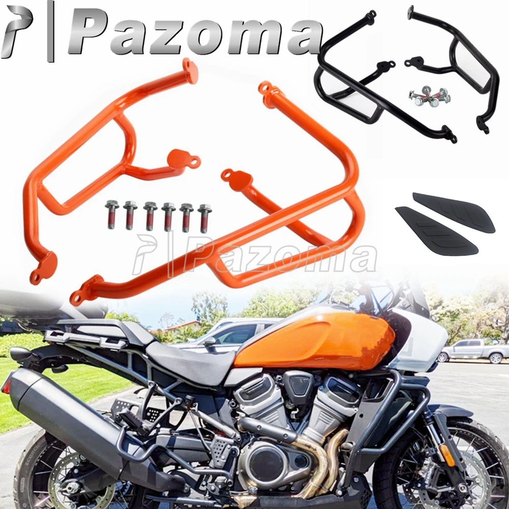 

Highway Crashbar Motorcycle Engine Bumper Guard Crash Bar Protector For Harley Pan America 1250 RA1250 Special RA1250S 2021 2022