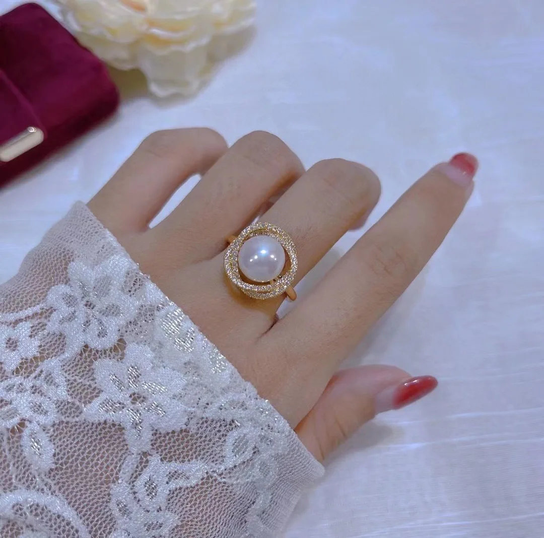 Vintage Pearl Engagement Ring Akoya Pearl Ring Pearl Wedding - Etsy