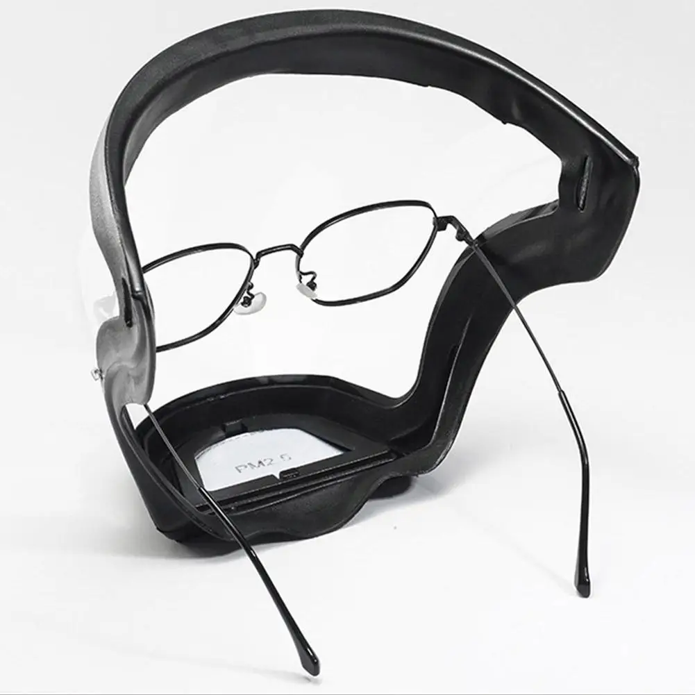 Enhanced HD Clear Full Face Shield Mask - Anti-Fog Safety Protective Cover for Agricultural and Pesticide Spray Protection