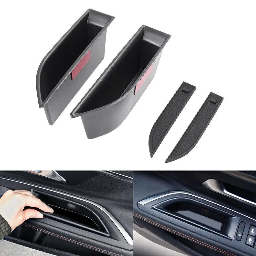 Car Armrest Box Storage For Peugeot 3008 3008GT 5008 2017 2018 2019 2020 Central Console Storage Box Stowing Tidying