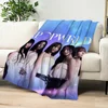 Flannel s-SSERAFIM idol warm comfort  band soft kpop plush blanket LE for sofa living Hot room office bedroom travel gift 1