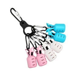 Enhanced Squid Jig Bait Protector Kit with Carabiner - Set of 6 Lure Caps (2)