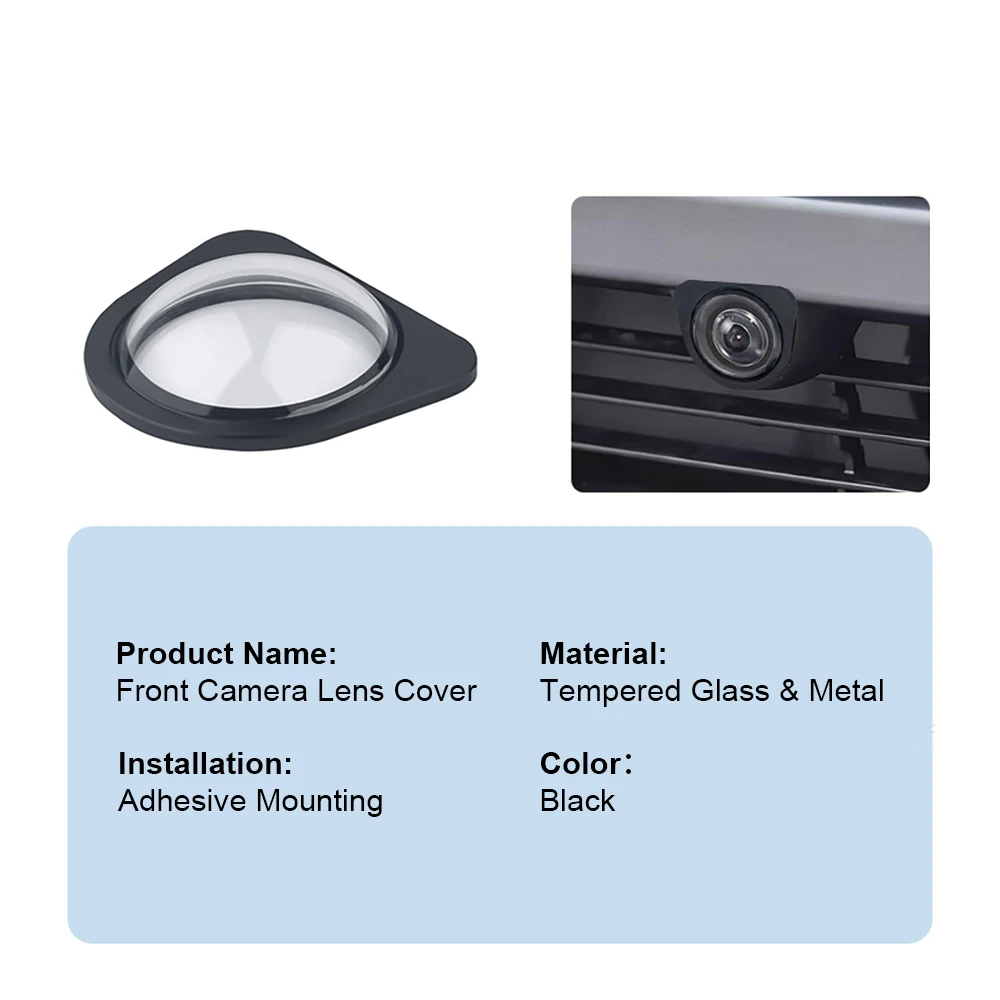 TESY HD Klare Frontkamera-Schutzabdeckung 9H Gehärtetes Glas für Tesla Model YL Y Juniper Standard Regenfest – Detail 6