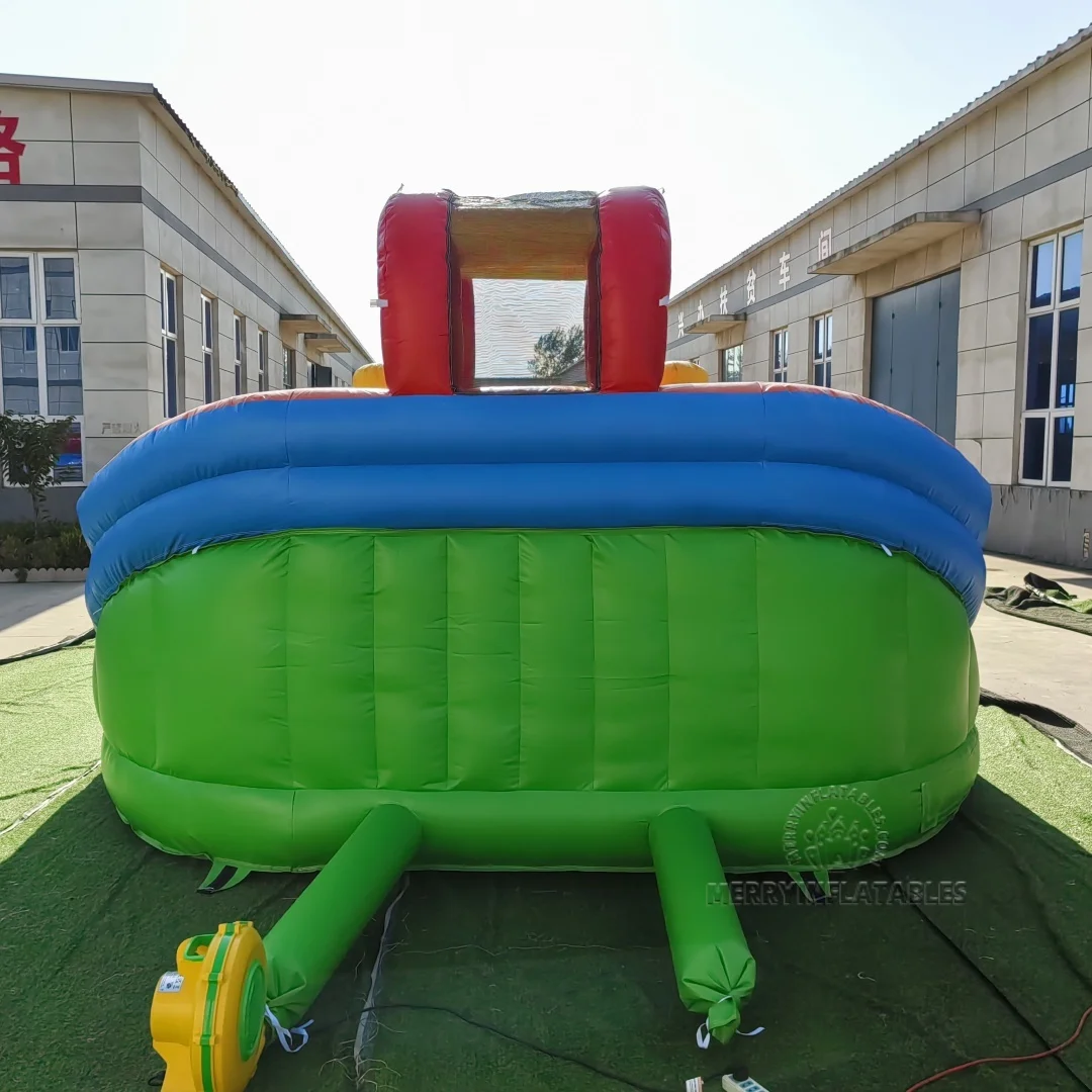Colorful Water Splash Pool slide Toddler Kids Water Slide with Pool Dual Lane Backyard Playground for Kids