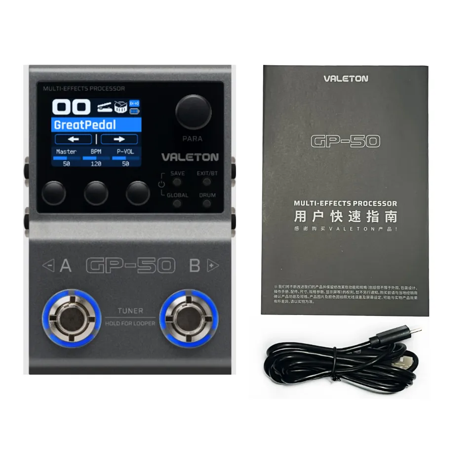 Valeton GP50 Chinese Language System Electric Guitar and Bass