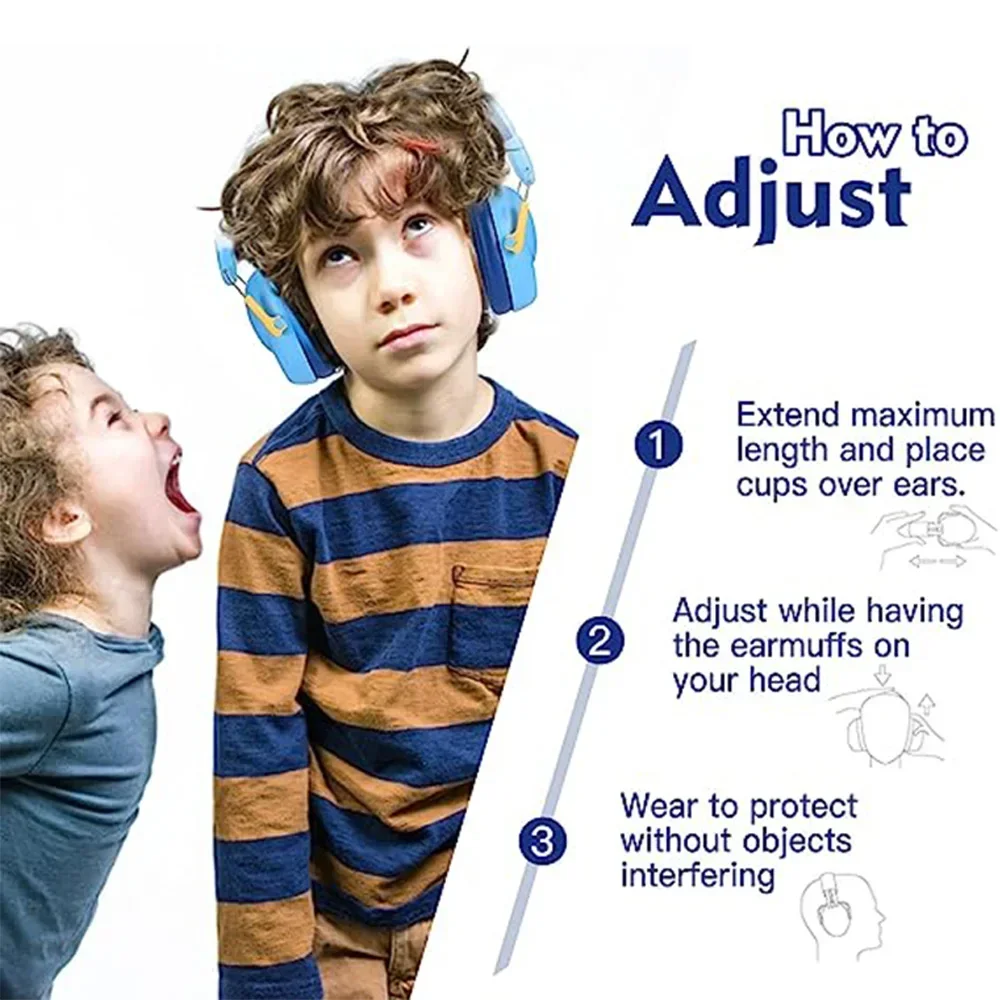 Kids Ear Defenders-Noise Cancelling Headphones 26dB Ear Protection Earmuffs Hearing Protectors for Age 6 Months to 14 Years electronic earmuffs noise cancelling headphones