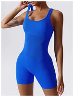 Women's tracksuit Yoga Set One-Piece Yoga Clothes Sportswear Women's Gym Workout Clothes Fitness Stretch Bodysuit Yoga Suit - Image 3