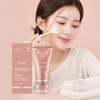 Masque de nuit au collagène avec brosse en silicone, niacinamide, céramide, hydratation intense, raffermissant, apaisant, soin du visage à laisser poser toute la nuit 3
