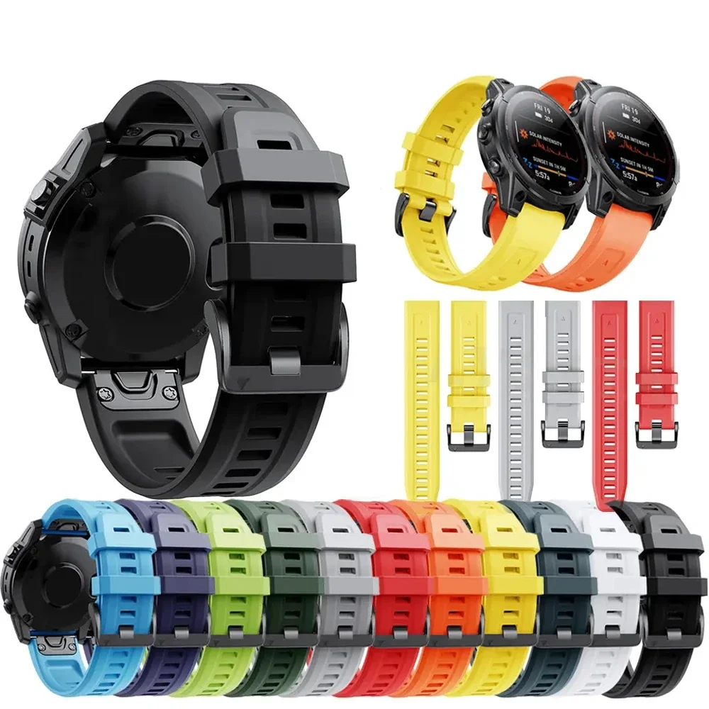Official QuickFit Silicone Strap - High-Performance Band with 22mm & 26mm Options