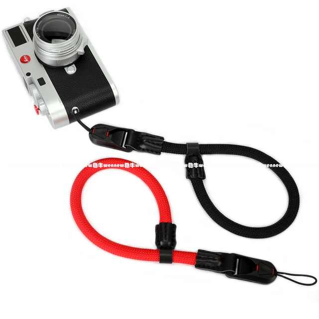 Sangle de poignet pour appareil photo, corde en Nylon à dégagement rapide, sangle d'épaule pour Fujifilm Sony Nikon Canon Leica, accessoires sans miroir 2