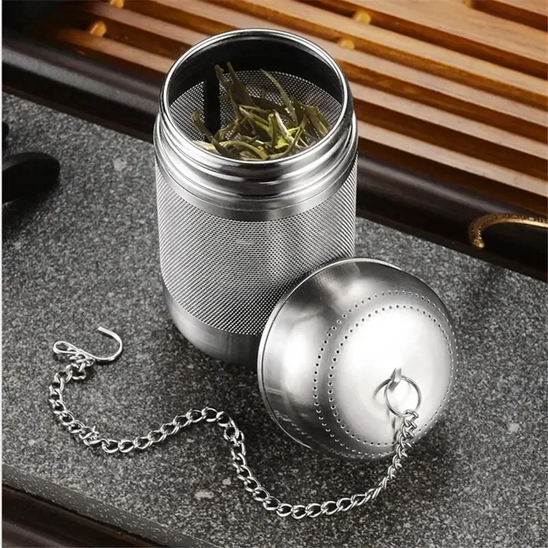 Tea Strainer Stainless Steel Tea Infuser Set Leaves Spice Seasoning Ball Strainer Teapot Fine Mesh Spices Filter Teaware