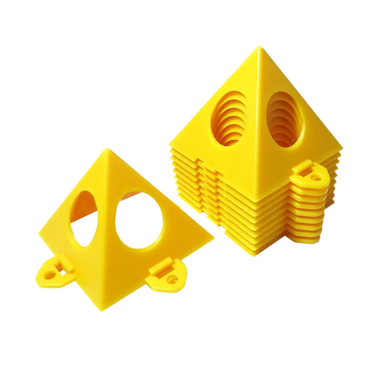10Pcs Painting Pyramids Paint Stands Art Supply Stackable for Canvas and Cabinet Door Risers Sturdy Cone Canvas Support Stands
