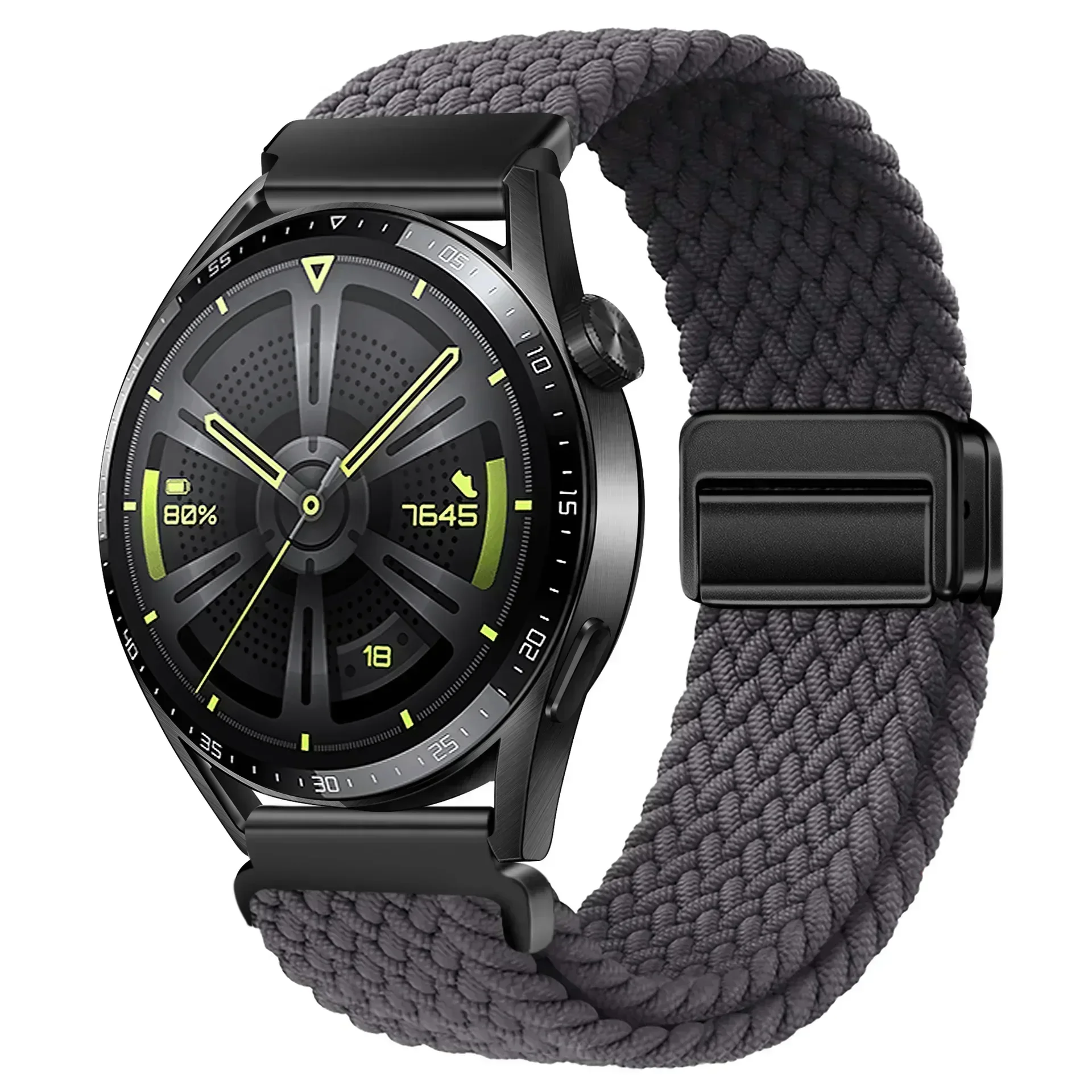 Magnetic Braided Nylon Watch Band - 22mm & 20mm Strap