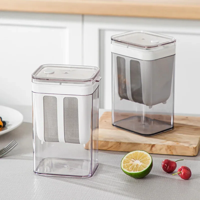 BAODBF Passoire à yaourt grec, séparateur de lactosérum lavable, filtre à yaourt réutilisable, avec couvercle, séparateur de lactosérum pour filtrer le jus, le lait
