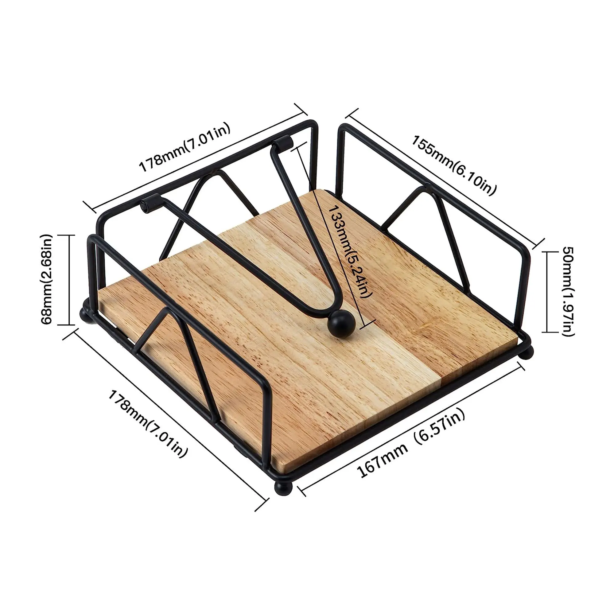 Servilletero plano con brazo pesado para cocina y mesa, dispensador de  pañuelos resistente para cocina, comedor, mesa, restaurante, picnic,  interior y