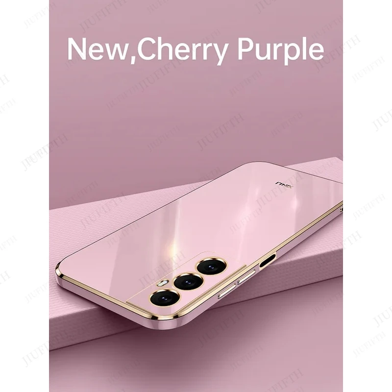 Luxurious Shockproof Soft Silicone Phone Case – Elegant & Durable Back Cover