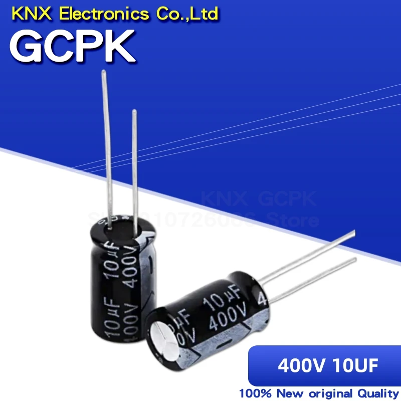 

10PCS 400V10UF 10*17mm 10UF 400V 10*17 Electrolytic capacitor 100% original new