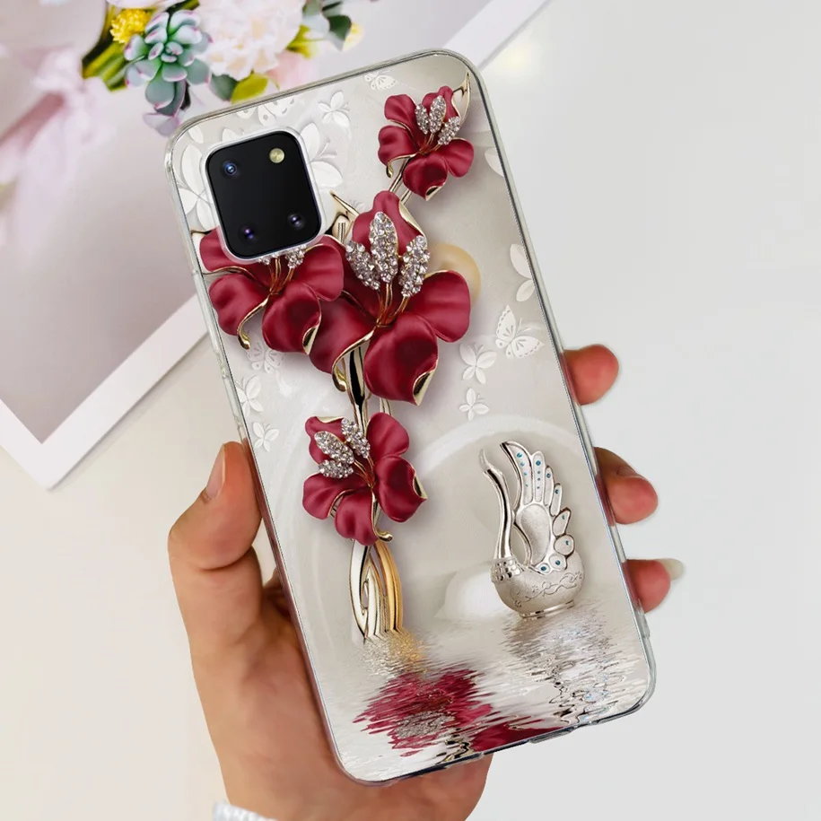 Cute Butterfly Slim Clear Silicone Phone Case Cover