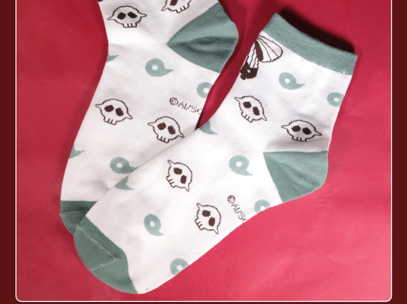 Brdwn Hanako Kun Hanako Yugi Amane Yashiro Nene China Offizielle Autorisierung Cosplay Warme Socken Kurze Socken – Detail 4