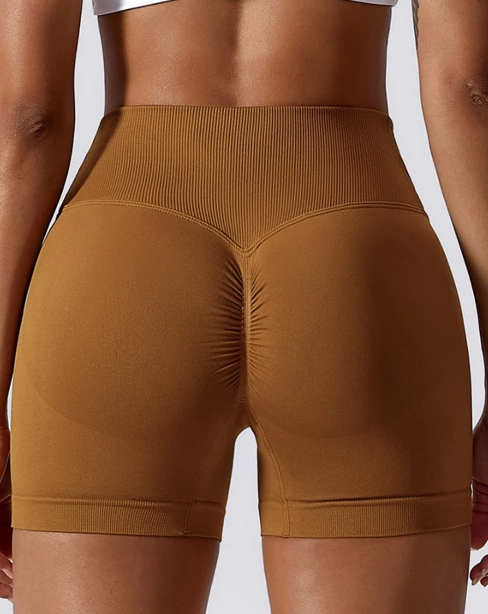 Women's Sporty Trousers 2024 Summer Latest Casual Fashion High Waist Overlap Waist Butt Lifting Running Versatile Active Shorts