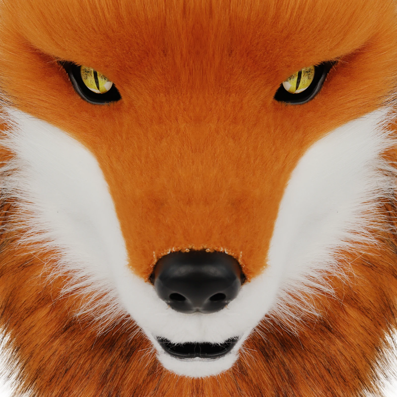 Tier Wolf Maske Cosplay Kostüm Zubehör Pelzigen Kunstpelz Hund Fuchs Voller Kopf Therian Masken Anime Dress up Party – Detail 3