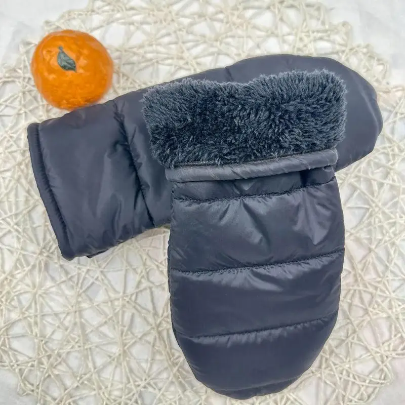 Winter Ski Mittens Women's Puff Down Mittens Womens Puff Down Waterproof Gloves Snowboarding Women's Cold Weather Mittens Winter 4