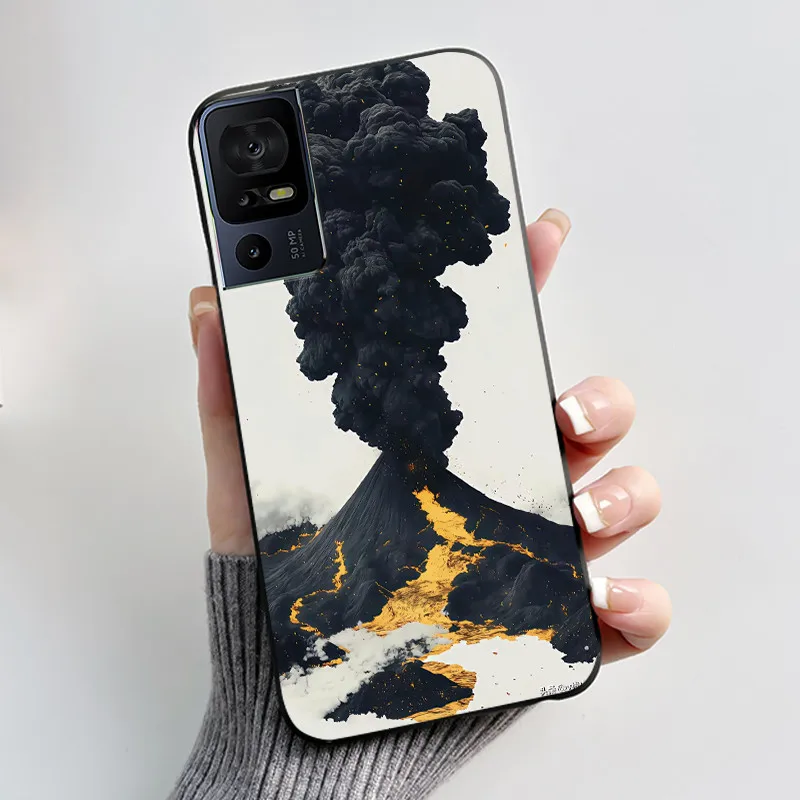 Luxury Cute Cartoon Black Soft Silicone Protective Phone Case