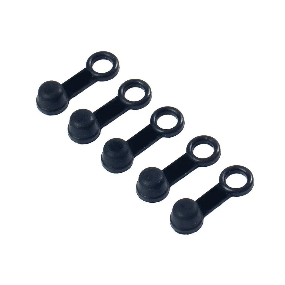8Pcs 7mm/8mm Car Brake Pump Dust Cap Oil Drain Screw Cap Brake Caliper Bleed Nipple Screw Dust Cover Rubber Motorcycle car brake caliper covers