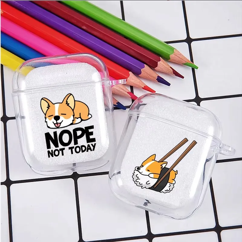 Adorable Cartoon Dog Earphone Case - Shockproof Soft Cover & Protective Accessory Shell