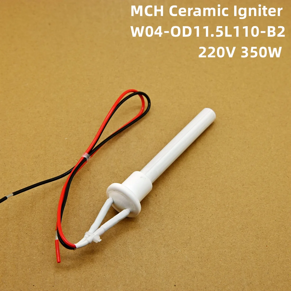 220V 350W Ceramic Igniter wood pellet oven Ignition rod, biofuel heater fast Ignition energy saving, high efficiency