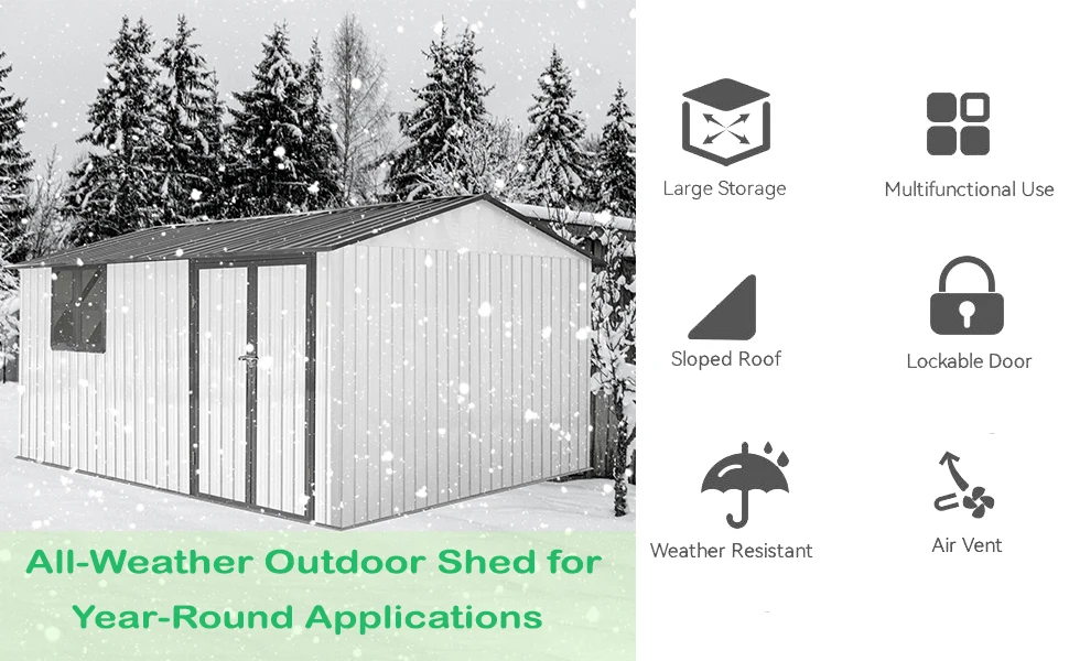 metal shed 10x12