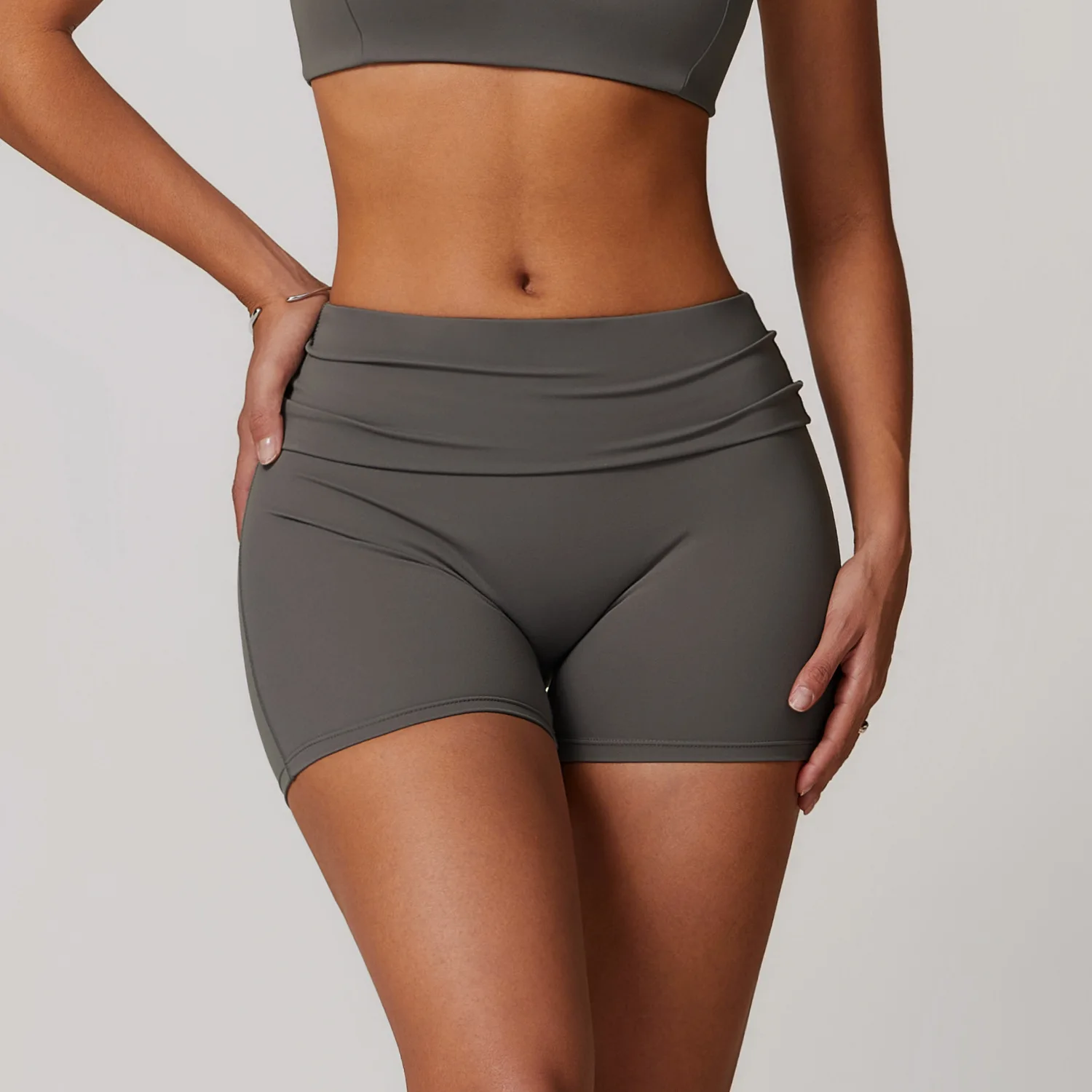 Women Sports Short High Waist Yoga Shorts Breathable Soft Fitness Tight Women Yoga Legging Shorts Cycling Athletic Gym