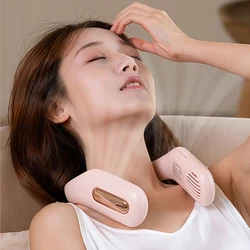 휴대용 미니 웨어러블 선풍기, USB 충전, 느긋한 야외 소형 선풍기, 걸이식 목 전기 선풍기, 야외 걸이식 목 에어컨